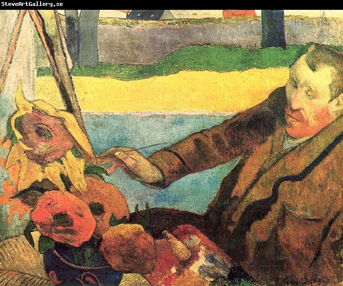 Paul Gauguin Van Gogh Painting Sunflowers